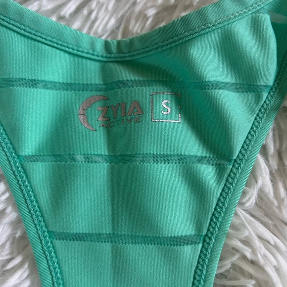Turquoise Racerback Tank Top - Picture 3 of 6
